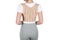 Posture Corrector isolated on white. Orthopedic lumbar support products. Lumbar Support Belts For Back Clavicle Spine