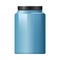 Pot bottle product with metalic blue color