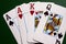 Pot limit omaha poker, perfect starting hand