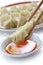 Pot stickers , gyoza , japanese food