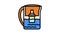 pot water filter color icon animation