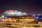 The potala palace at night