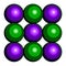 Potassium chloride (sylvite) mineral, crystal structure. Used in fertilizer, as drug in treatment of hypokalemia and in lethal