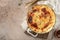 potato casserole with cream, gratin dauphinois