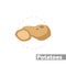 Potato clipart. Potato colorful flat icon