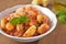 Potato gnocchi with tomato sauce