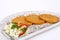 Potato Pancake / Griddle Cake on plate isolated