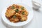 Potato pancakes or latke traditional vegetarian