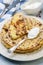 Potato pancakes lefse. Norwegian cuisine