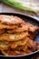 Potato pancakes, Ukrainian dish deruny