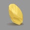 Potato snack. Food product. Icon for fast food menu. Raw peeled potato, whole root crop. Vegetable vector design