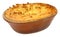 Potato Topped Pie In Old Earthenware Dish