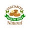 Potato vegetable healthy natural food emblem