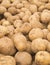 Potatoes. Fresh potatoes. Potatoes in the market. Yellow potatoes. Potatoes background.