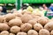 Potatoes on the marketplace