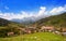 Potes in Cantabria skyline village Spain