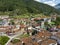 Potes in Cantabria skyline village of Spain