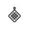 Potholder line icon