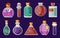 Potion Magic Bottles Fantasy Flat Gaming Icon