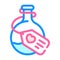 potion magical liquid color icon vector illustration