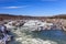 Potomac River in Winter at Great Falls National Park Virginia