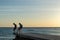 PotoMaripeople on the peir at Sunset - Beach Curacao views