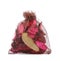 A potpourri sachet on a white background