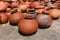 Pots, dishes, and other articles made of baked clay.