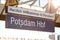 Potsdam city sign germany