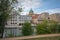 Potsdam Downtown skyline at Havel River with St. Nicholas Church - Potsdam, Brandenburg, Germany