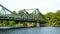 POTSDAM, GERMANY - AUGUST 15, 2017: Glienicke Bridge in Potsdam.