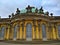 Potsdam / Germany - March 24 2018: Sans Souci Palance, main building