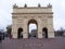 POTSDAM, GERMANY November, 2010: The Brandenburg Gate in the Brandenburger Street in Potsdam. One of the city\'s