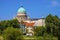 Potsdam, Germany - Panoramic view of the historic quarter of Potsdam city with St. Nicholas church at the Alter Markt square