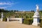 Potsdam, Germany - Panoramic view of the Sanssouci summer palace and wine garden in the Sanssouci Park