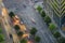 Potsdam square from above