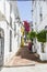 Potted plants and flowers on the streets of Marbella, Malaga