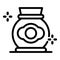 Potters jug icon, outline style