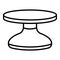 Potters wheel icon, outline style