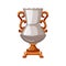 pottery antique vase cartoon vector illustration