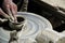 Pottery craft wheel ceramic clay potter