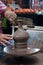 Pottery handicraft in thailand