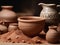 Pottery, Pottery wheel and clay pottery, Pottery workshop