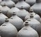 Pottery products at a market in Nepal