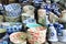 Pottery stall at the Hoi An Market, Vietnam.