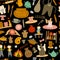 Pottery studio, seamless pattern for your design