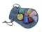 Pouch with Chakra Crystal Set