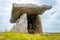 Poulnabrone Tomb prehistoric monument in Burren Ireland