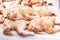 Poultry meat ready for sale at the market