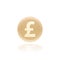Pound, british coin icon